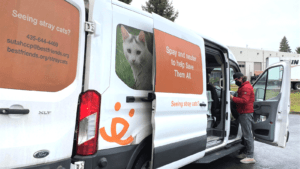 Best Friends Animal Society's transport van